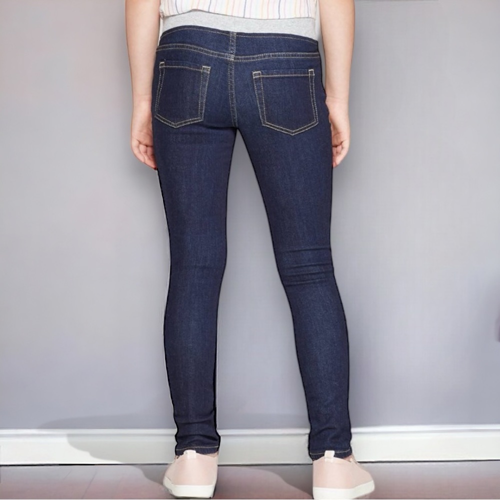 Girls Size 6 Skinny Jeans Bundle - Vigoss Sequins Unicorn & Cat & Jack Dark Wash - Picture 9 of 13